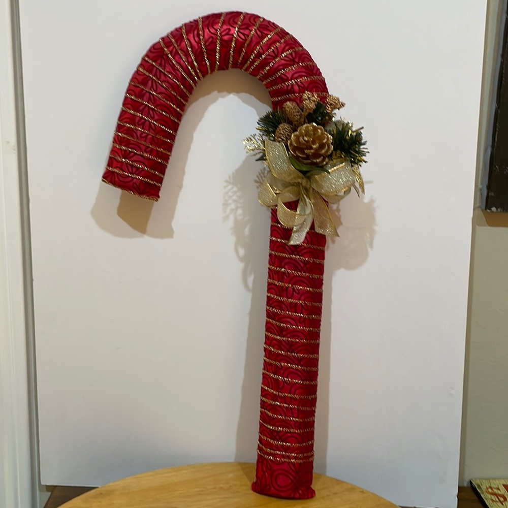 🎄Handmade candy cane wreath
